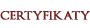 Certyfikaty