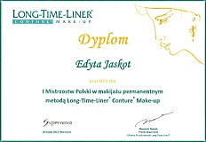 Dyplom Mistrzostw Polski Long-Time-Liner Conture