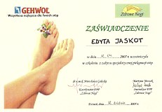 Szkolenie z zakresu specjalistycznej piel�gnacji st�p